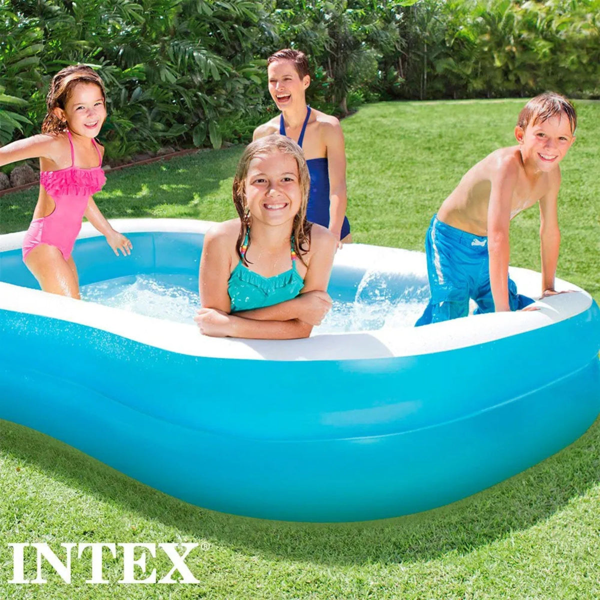 Intex Rectangular Family Swim Center Pool – Smartbies