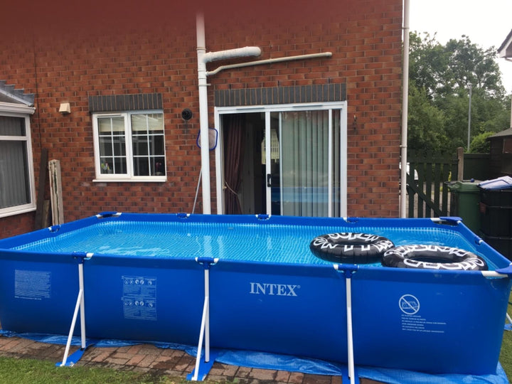Intex Rectangular Metal Frame Pool 300x200cm | Above Ground Pool UK ...