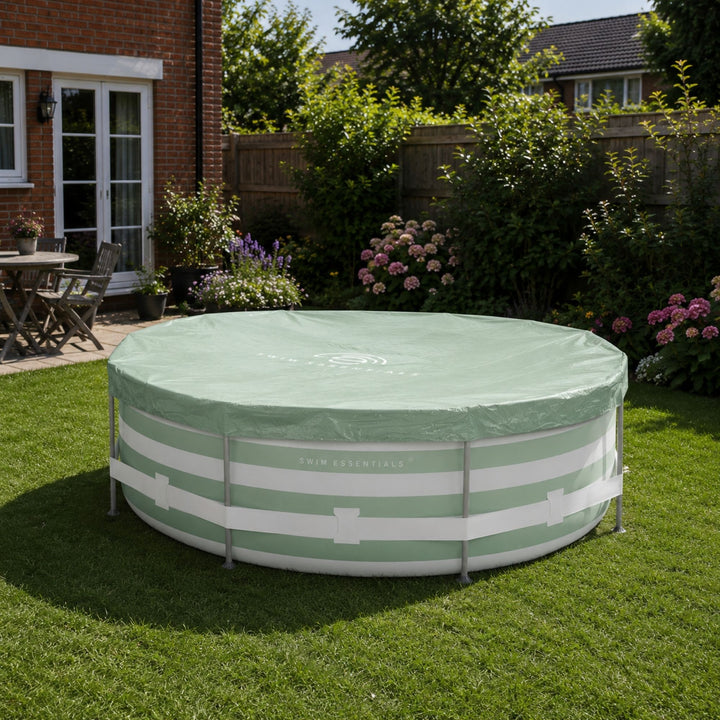 Swim Essentials Frame Swimming Pool 305 x 76 cm Set – Round Above Grou ...