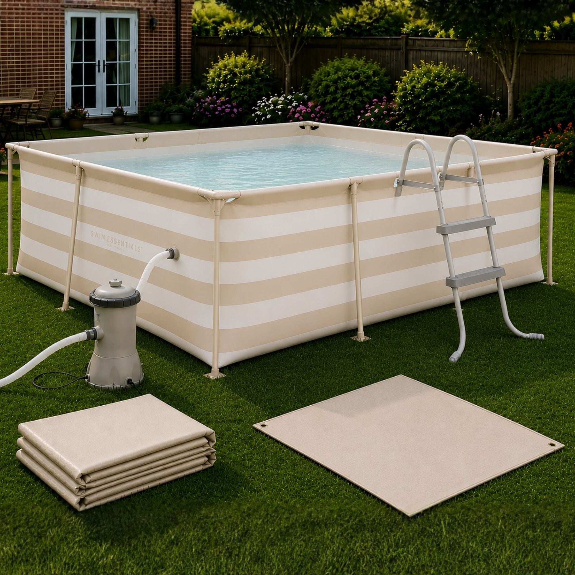 Frame Family Swimming Pool 300 x 200 cm | Rectangular Above Ground Poo ...